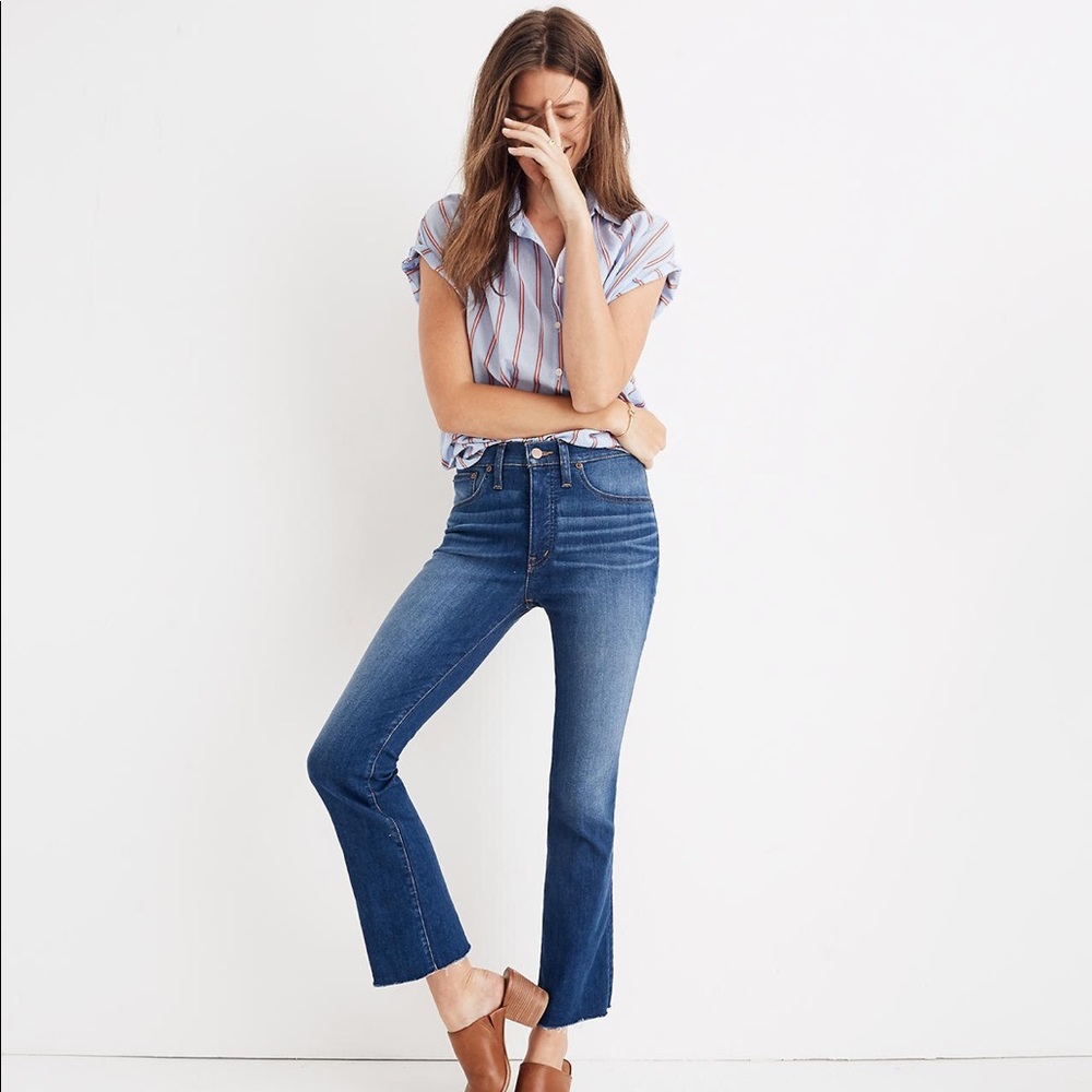 Madewell Cali Denim Demi Boot